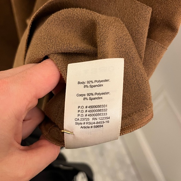 Aritzia Wilfred Faux Suede Dress - Picture 5 of 5